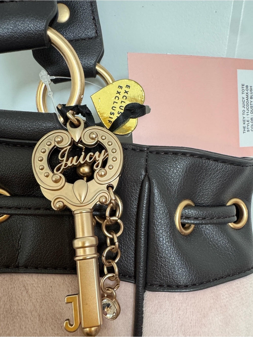 Juicy Couture Dusty Pink/Blush Daydreamer Tote - Picture 6 of 15